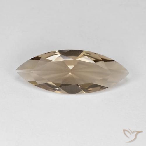 2.67ct Natürlicher Holzbraun Rauchquarz, Marquise, VVS