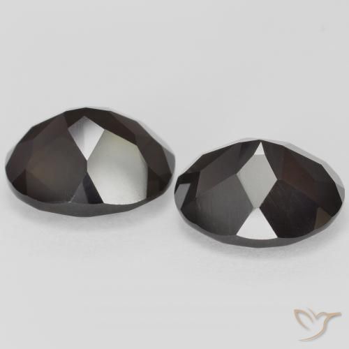 5.47 ct natürliche Schokoladenbraun Rauchquarz-Edelsteine, Oval, VVS