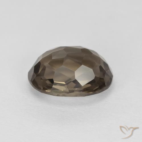 9,17 ctw natürlicher hellbraun Rauchquarz, Oval, VVS