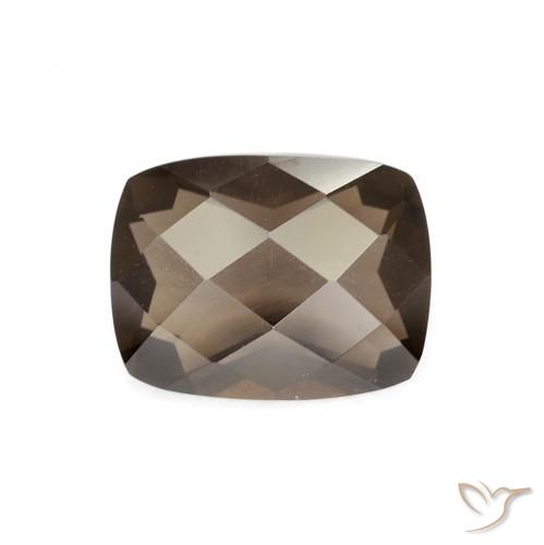 1.96ct Natürlicher Warmes Braun Rauchquarz, Kissen, VVS