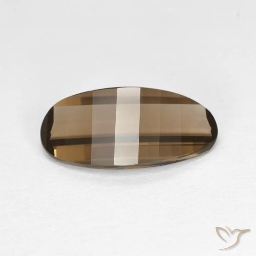2.06ct Natürlicher Heller Mokka Rauchquarz, Oval, VVS