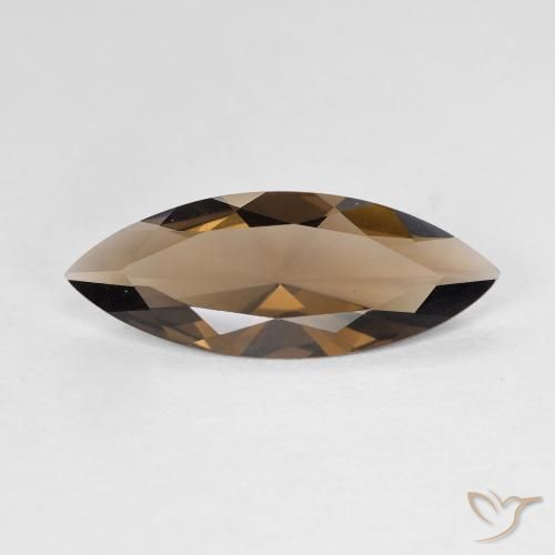 2.34ct Natürlicher Warmes Braun Rauchquarz, Marquise, VS