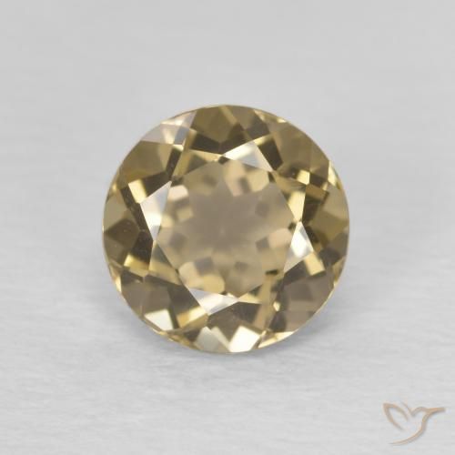 1.26ct Natürlicher Umbrabraun Rauchquarz, Runden, VVS