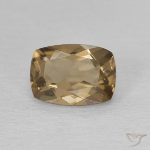0.90ct Natürlicher Warmes Braun Rauchquarz, Kissen, VVS