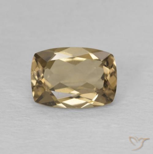 0.81ct Natürlicher Warmes Braun Rauchquarz, Kissen, VVS