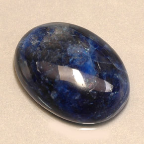 12,79 ctw natürlicher blauer Sodalith, Oval Schliff, Lichtundurchlässig