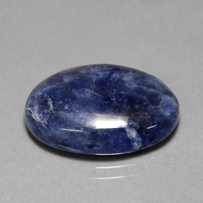 10,96 ctw natürlicher blauer Sodalith, Oval Schliff, Lichtundurchlässig