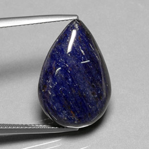 16,14 ctw natürlicher blauer Sodalith, Birnenform, Lichtundurchlässig