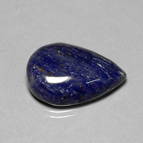 16,14 ctw natürlicher blauer Sodalith, Birnenform, Lichtundurchlässig