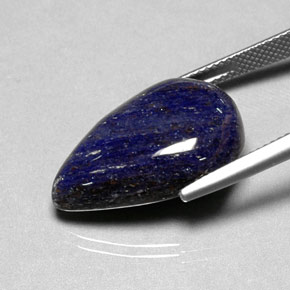 16,14 ctw natürlicher blauer Sodalith, Birnenform, Lichtundurchlässig