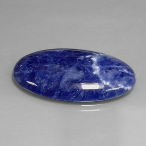 23,94 ctw natürlicher blauer Sodalith, Oval Schliff, Lichtundurchlässig
