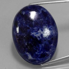 44,71 ctw natürlicher blauer Sodalith, Oval Schliff, Lichtundurchlässig