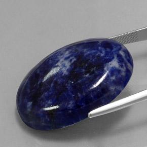 44,71 ctw natürlicher blauer Sodalith, Oval Schliff, Lichtundurchlässig