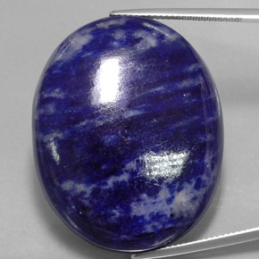 66,87 ctw natürlicher blauer Sodalith, Oval Schliff, Lichtundurchlässig