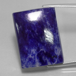 46,25 ctw natürlicher blauer Sodalith, Baguette, Lichtundurchlässig