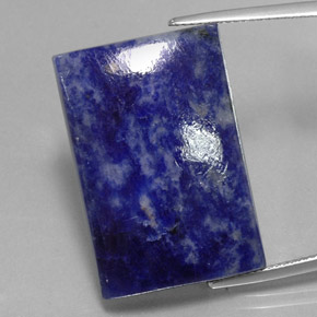 30,07 ctw natürlicher blauer Sodalith, Baguette, Lichtundurchlässig