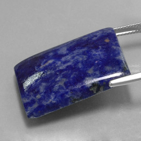 30,07 ctw natürlicher blauer Sodalith, Baguette, Lichtundurchlässig