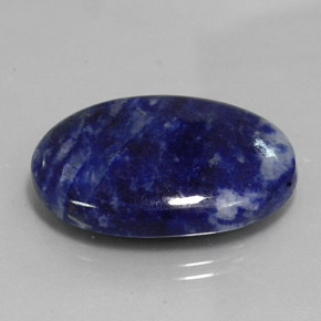 31,17 ctw natürlicher blauer Sodalith, Oval Schliff, Lichtundurchlässig