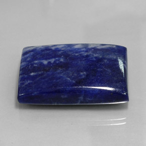 60,46 ctw natürlicher blauer Sodalith, Baguette, Lichtundurchlässig