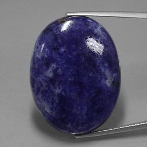 9,17 ctw natürlicher violett-blau Sodalith, Oval Schliff, Lichtundurchlässig