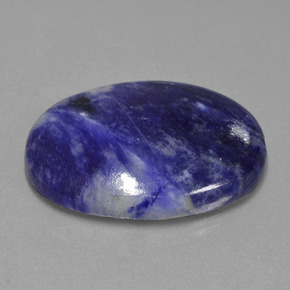 9,17 ctw natürlicher Blauviolett Sodalith, Oval Schliff, Lichtundurchlässig