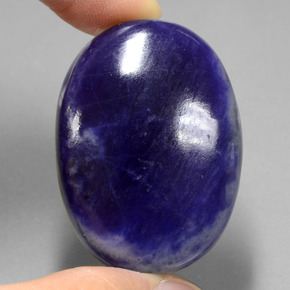 9,17 ctw natürlicher violett-blau Sodalith, Oval Schliff, Lichtundurchlässig