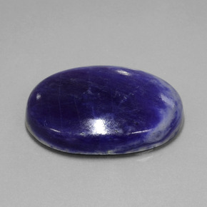 9,17 ctw natürlicher violett-blau Sodalith, Oval Schliff, Lichtundurchlässig