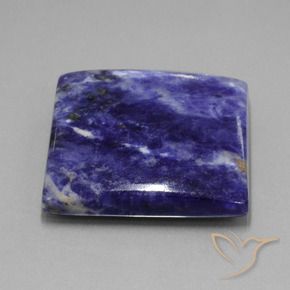 9,17 ctw natürlicher Navy blau Sodalith, Quadrat, Lichtundurchlässig