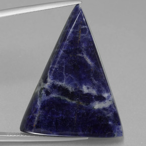 36,42 ctw natürlicher blauer Sodalith, Trillion, Lichtundurchlässig