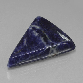 36,42 ctw natürlicher blauer Sodalith, Trillion, Lichtundurchlässig