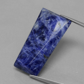 19,19 ctw natürlicher blauer Sodalith, Fantasieschliff, Lichtundurchlässig
