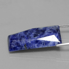 19,19 ctw natürlicher blauer Sodalith, Fantasieschliff, Lichtundurchlässig