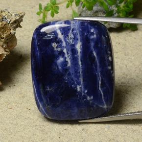 41,16 ctw natürlicher blauer Sodalith, Kissenschliff, Lichtundurchlässig