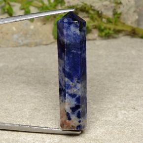 24,34 ctw natürlicher blauer Sodalith, Fantasieschliff, Lichtundurchlässig