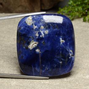 49,78 ctw natürlicher blauer Sodalith, Kissenschliff, Lichtundurchlässig