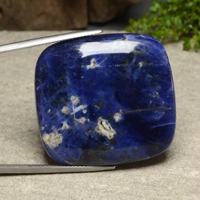 49,78 ctw natürlicher blauer Sodalith, Kissenschliff, Lichtundurchlässig