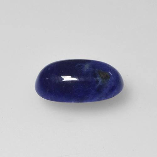 1,20 ctw natürlicher blauer Sodalith, Oval Schliff, Lichtundurchlässig