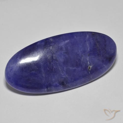 9,17 ctw natürlicher tiefblau Sodalith, Oval, Lichtundurchlässig