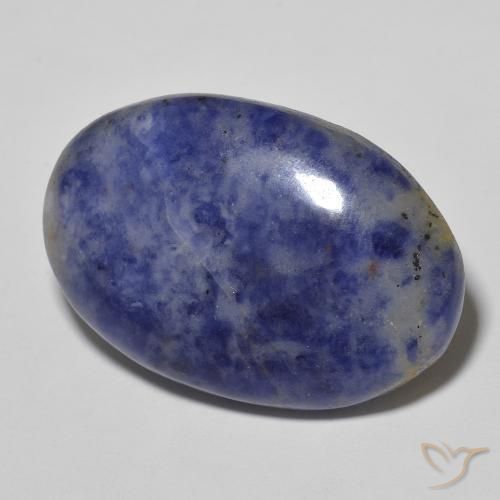 9,17 ctw natürlicher Graublau Sodalith, Oval, Lichtundurchlässig