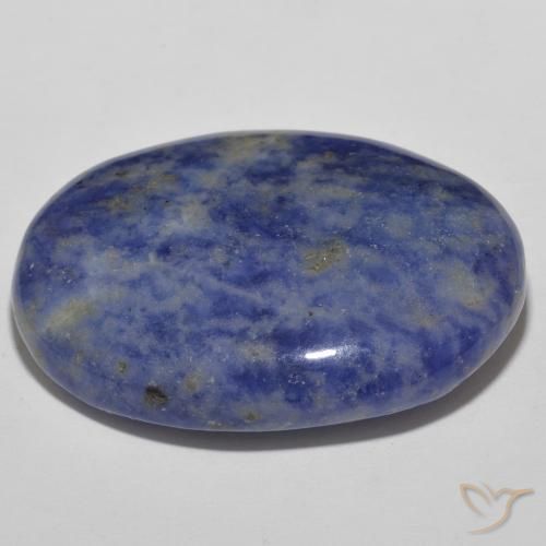 9,17 ctw natürlicher Navy blau Sodalith, Oval, Lichtundurchlässig