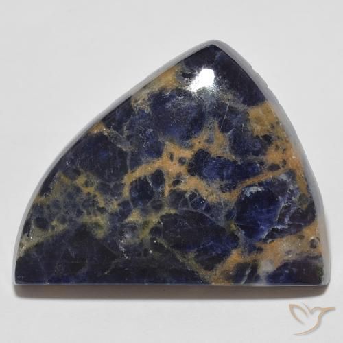 40.32ct Natürlicher Tiefes Marineblau Sodalith, Fantasie, Lichtundurchlässig