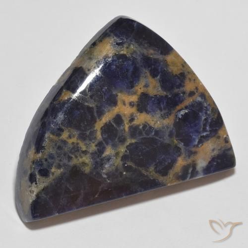 9,17 ctw natürlicher Tiefes Marineblau Sodalith, Fantasie, Lichtundurchlässig