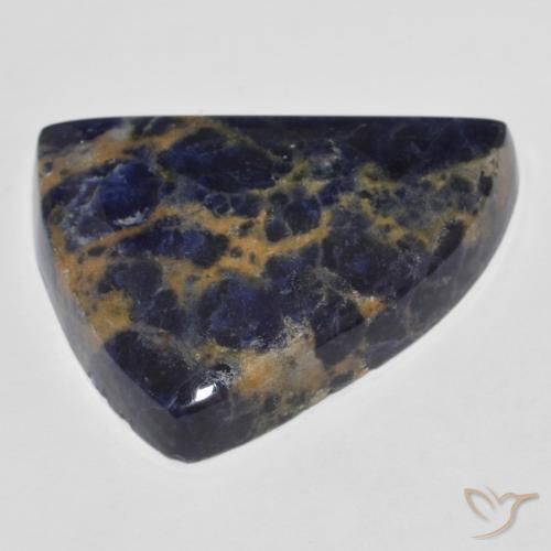 9,17 ctw natürlicher Tiefes Marineblau Sodalith, Fantasie, Lichtundurchlässig