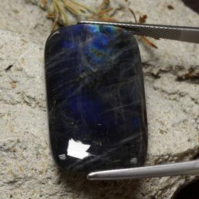 9,17 ctw natürlicher Mehrfarbig Spektrolith, Kissenschliff, Lichtundurchlässig