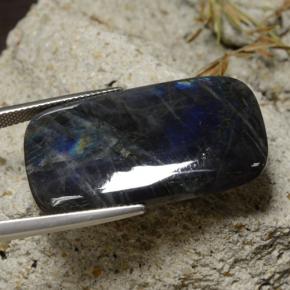 9,17 ctw natürlicher Mehrfarbig Spektrolith, Kissenschliff, Lichtundurchlässig