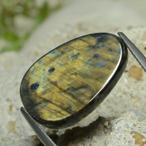 9,17 ctw natürlicher Mehrfarbig Spektrolith, Ausgefallene Form, Lichtundurchlässig