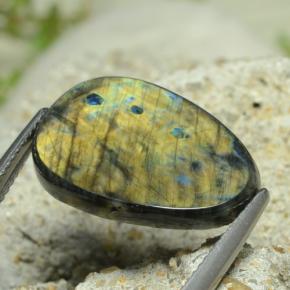 9,17 ctw natürlicher Mehrfarbig Spektrolith, Ausgefallene Form, Lichtundurchlässig