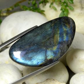 9,17 ctw natürlicher Mehrfarbig Spektrolith, Ausgefallene Form, Lichtundurchlässig