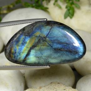 9,17 ctw natürlicher Mehrfarbig Spektrolith, Ausgefallene Form, Lichtundurchlässig