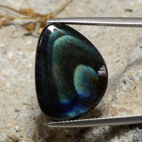 9,17 ctw natürlicher Mehrfarbig Spektrolith, Ausgefallene Form, Lichtundurchlässig